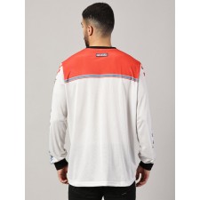 MOTOCYKLOVÝ RETRO DRES - ČERVENOBÍLÝ - JAWA